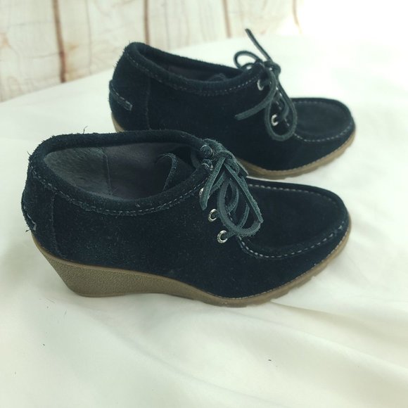 Sperry Womens Stella Keel STS96140 Black Leather Lace Up Ankle Booties Size 7.5M - Picture 5 of 15
